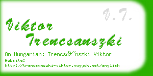 viktor trencsanszki business card